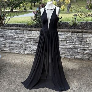 Dress the Population Elegant Black Evening Gown size L